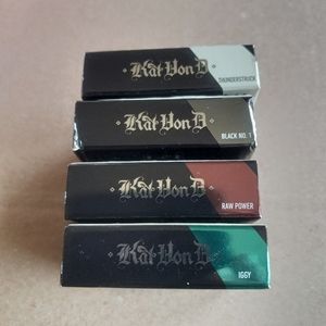 KAT VON D BNIB 4 METAL CRUSH EYESHADOWS